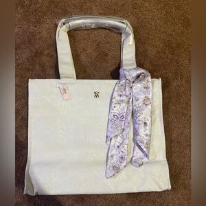 VICTORIA'S SECRET Floral-Embossed Tote Bag